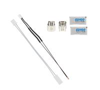 Printer Ceramic Heating Thermistor with Mounting Clip 48W/60W Heating Tube for P1P P1S/X1C Hotend Accessories Ceramic Heater Upgraded