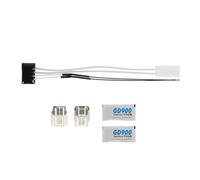 Printer Ceramic Heating Thermistor with Mounting Clip 48W/60W Heating Tube for P1P P1S/X1C Hotend Accessories Ceramic Heater Upgraded