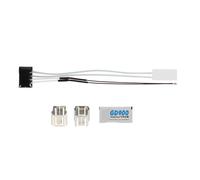 Printer Ceramic Heating Thermistor with Mounting Clip 48W/60W Heating Tube for P1P P1S/X1C Hotend Accessories Ceramic Heater Upgraded