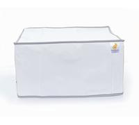 Printer Cover Compatible with HP Envy 6558e AiO Wireless Color All-In-One Inkjet Printer, White Nylon, Anti Static and Waterproof Dust Cover by Perfect Dust Cover LLC