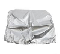 Printer Dust Cover for Home Office - 50x40x30cm Waterproof Anti-Dust Protector Compatible with Most Printers and Copiers, Machine Washable, 210D Ox(Silver)