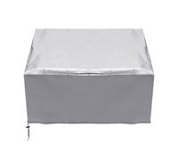 Printer Dust Cover Home Office Copier Protective Cover Waterproof Oxford Cloth(Silver,50X40X30CM)