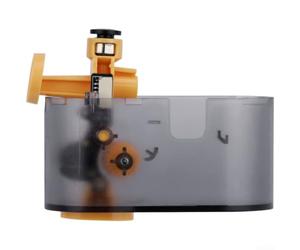 Printer Extruder Unit Left/Right Compatible with A1/A1 for Mini 3D Printer Optimised Gear Spring Clamp Semi-Transparent Housing Fine Adjustment Orange Replacement Part Accessory (Left)