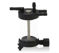 Printer Glass Ink Buffer Bottle, Single Unit with Dual Stage Filtration for Continuous Ink Flow Stability and Bubble Removal in Industrial Spray Printing Operations