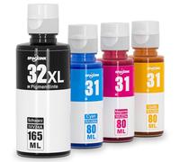 Printer Ink 31 32XL Compatible with HP Smart Tank 5105 Printers, Ink for 5105 5106 5107 5108 7005 7006 7605 7305 7306 455 555 515 519 530 558 555 9 570 655 670 750 790 Printer Set of 4