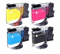 Printer Ink， LC-521 LC521 ink cartridge,Compatible For Brother DCP-J1260W DCP-J1310DW DCP-J1313DW DCP-J1360DW J1460DW Printer,for Ink Cartridges(1SET BK C M Y)