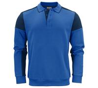 Printer Men's Prime Two Tone Polo Sweatshirt in Mid Blue | Size: Medium Printer Mid Blue M
