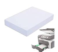 Printer Paper, 100 Sheets A4 Anti Static Paper Double Sided Thickened Bright White Computer Papertool for Office Home School Printing Work