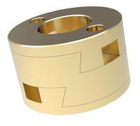 Printer Part Coupling 16mm Shaft Coupler with Nut for T8 Shaft Screw Printer Accessories Printer Shaft Stabilization Coupler