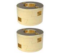 Printer Part Coupling T8 Shaft Round Screw Metal Coupling for Flexible Hot Bed Accessories Printer Shaft Stabilization Coupler