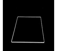 printer parts- 250x210x3mm Borosilicate Glass Build Plate for Prusa/Mendel/RepRap 3D Printer Glass Bed (250x210x3mm Square) (Size : 1pcs)