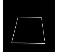 printer parts- 250x210x3mm Borosilicate Glass Build Plate for Prusa/Mendel/RepRap 3D Printer Glass Bed (250x210x3mm Square) (Size : 2pcs)