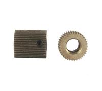 Printer Parts Mold Steel 40 teeth Linear Extruder Gear Bore 5mm MK7 MK8 Filament Feeder Driver Pulley Gear Black 1PCS distinctive(O Type 1PC)
