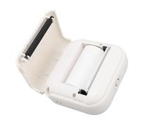 Printer, Pocket Printer Multi Purpose Wireless Fast Drying for School Small Business for Bill Photo Memo Wrong Question (White)
