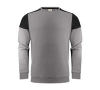 Printer PRIME Men's Contrast Crew Neck Sweatshirt in Grey | Size: 2XL Printer PRIME Grey 2XL