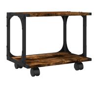 vidaXL Printer Stand, Desk Organiser with 2 Tier, Printer Table for Fax Machine Scanner Files, Printer Desktop Stand, Sonoma Oak Engineered Wood