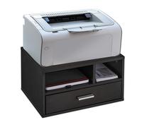 Printer stand Desk Organiser Office Shelf 3 Compartments Easy Assembly Compact