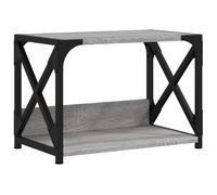 vidaXL Printer Stand 2-Tier Grey Sonoma 44x26x31.5 cm Engineered Wood