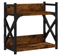 Printer Stand Desk Organiser Printer Table Stand 2-Tier Engineered Wood vidaXL