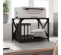 Printer Stand Desk Organiser Printer Table Stand 2-Tier Engineered Wood vidaXL