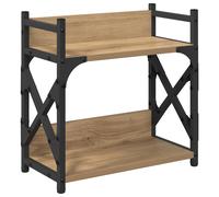 Printer Stand Desk Organiser Printer Table Stand 2-Tier Engineered Wood vidaXL