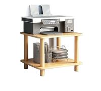 Printer Stand, Multi-Layer Desk Shelf for Office, Elevated Monitor Rack, Computer Storage nizer, Router Rack, Desktop Display, 40x40x52cm