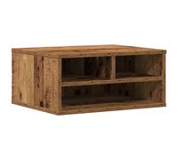 Printer Stand Printer Table Office Desk File Organiser Engineered Wood vidaXL