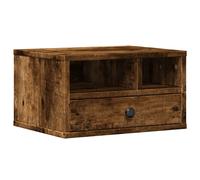 (Smoked oak) vidaXL Printer Stand Printer Table Office Desk File Organiser Engineered Wood