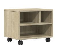 Printer Stand with Wheels Printer Table Office File Desk Organiser vidaXL