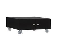 Printer Table for Home Office with Storage with Removable Shelves Rolling File Cabinet with Stainless Steel Handles Lateral Cabinet for Under Desk(White,60 * 60 * 60cm)