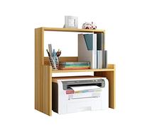 Printer Table Printer Cabinet Printer Shelf Office Desktop Put Needle Copier Multi-Functional Double-Layer Home Storage Bracket Office Storage & Organization (Brass Small)