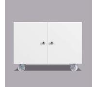 Printer Table with Storage, Removable Shelves, Rolling File Cabinet, Stainless Steel Handles, Lateral Cabinet for Under Desk