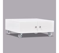 Printer Table with Storage, Removable Shelves, Rolling File Cabinet, Stainless Steel Handles, Lateral Cabinet for Under Desk