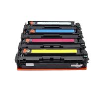 Printer Toner, 1set CF400A CF400 CF401A 402A 403A 201A Toner Cartridge,Compatible For HP Color LaserJet Pro M252dn M252n M277dw M277n M274n ,replacement