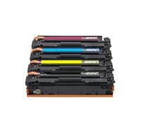 Printer Toner, Toner Cartridge CF530A CF531A CF532A CF533A CF205A ，Compatible For HP M154nw M154a M180nw M180n M180 M181fw Printer ,replacement(Color BK C M Y)