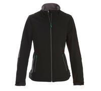 Printer Women's Trial Soft Shell Jacket in Black | Size: Medium Printer Black M