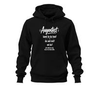 Printera Augentest Kannst du das Statement Hoodie, black, 3XL