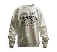 Printera Bitte Nicht stören ich Bin Schon gestört witzig Sarcastisch frech Unisex Sweatshirt Pullover, natural, XXL