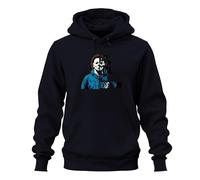 Printera Boogeyman Halloween Saying Murderer Horror Slasher Mask Retro Unisex Hoodie Hoodie, navy, M