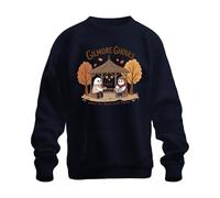 Printera Gilmore Ghouls Where You Haunt I Will Follow Autumn Ghosts Cute Unisex Sweatshirt Pullover, navy, M