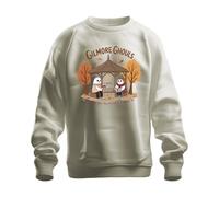 Printera Gilmore Ghouls Where You Haunt I Will Follow Autumn Ghosts Cute Unisex Sweatshirt Pullover, natural, L