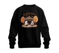 Printera Gilmore Ghouls Where You Haunt I Will Follow Autumn Ghosts Cute Unisex Sweatshirt Pullover, black, M