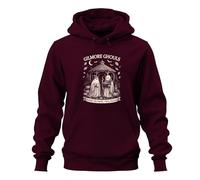 Printera Gilmore Ghouls Where You Haunt I Will Follow Ghost Halloween Pumpkin Unisex Hoodie Hoodie, burgundy, S