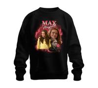 Printera Max Mayfield Stranger Maxine Fan Gift Vintage Retro 90s Bootleg Unisex Sweatshirt Pullover, black, L