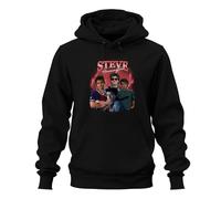 Printera Steve Harrington Stranger Series Fan Gift Babysitter Hawkins Unisex Hoodie Hoodie, black, S