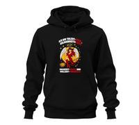 Printera Teilzeit Angel Witch Devil Statement Hoodie Hoodie, black, L