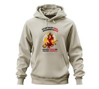 Printera Teilzeit Angel Witch Devil Statement Hoodie Hoodie, natural, 3XL