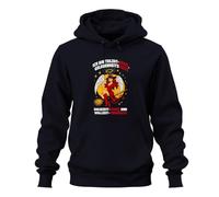 Printera Teilzeit Angel Witch Devil Statement Hoodie Hoodie, navy, L