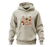 Printera Tis The Season Halloween Pumpkin Haunted Witch Sweet or Sour Unisex Hoodie Hoodie, natural, S