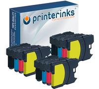 Printerinks 12 Pack Compatible LC1100 Ink cartridges for LC1100 for DCP-185C/385C/395CN/585CW/6690CW/J715W, MFC-490CW/5490CN/5890CN/5895CW/6490/J615W/6490CW/6890CDW/790CW/795CW/990CW